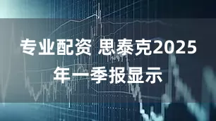 专业配资 思泰克2025年一季报显示
