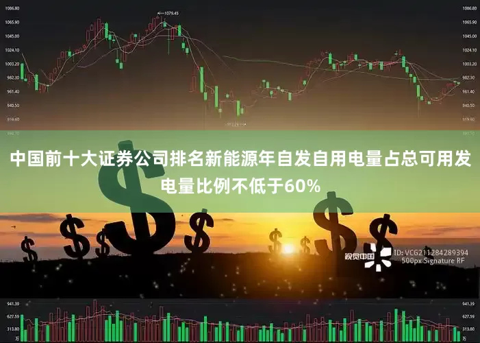 中国前十大证券公司排名新能源年自发自用电量占总可用发电量比例不低于60%