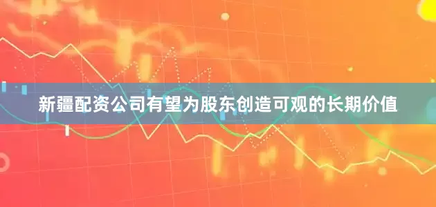 新疆配资公司有望为股东创造可观的长期价值